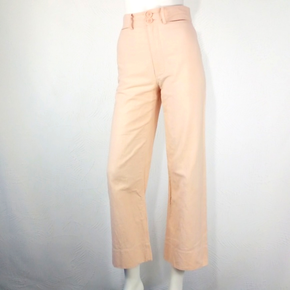 Apiece Apart Merida crop pants pink /Sz. 2